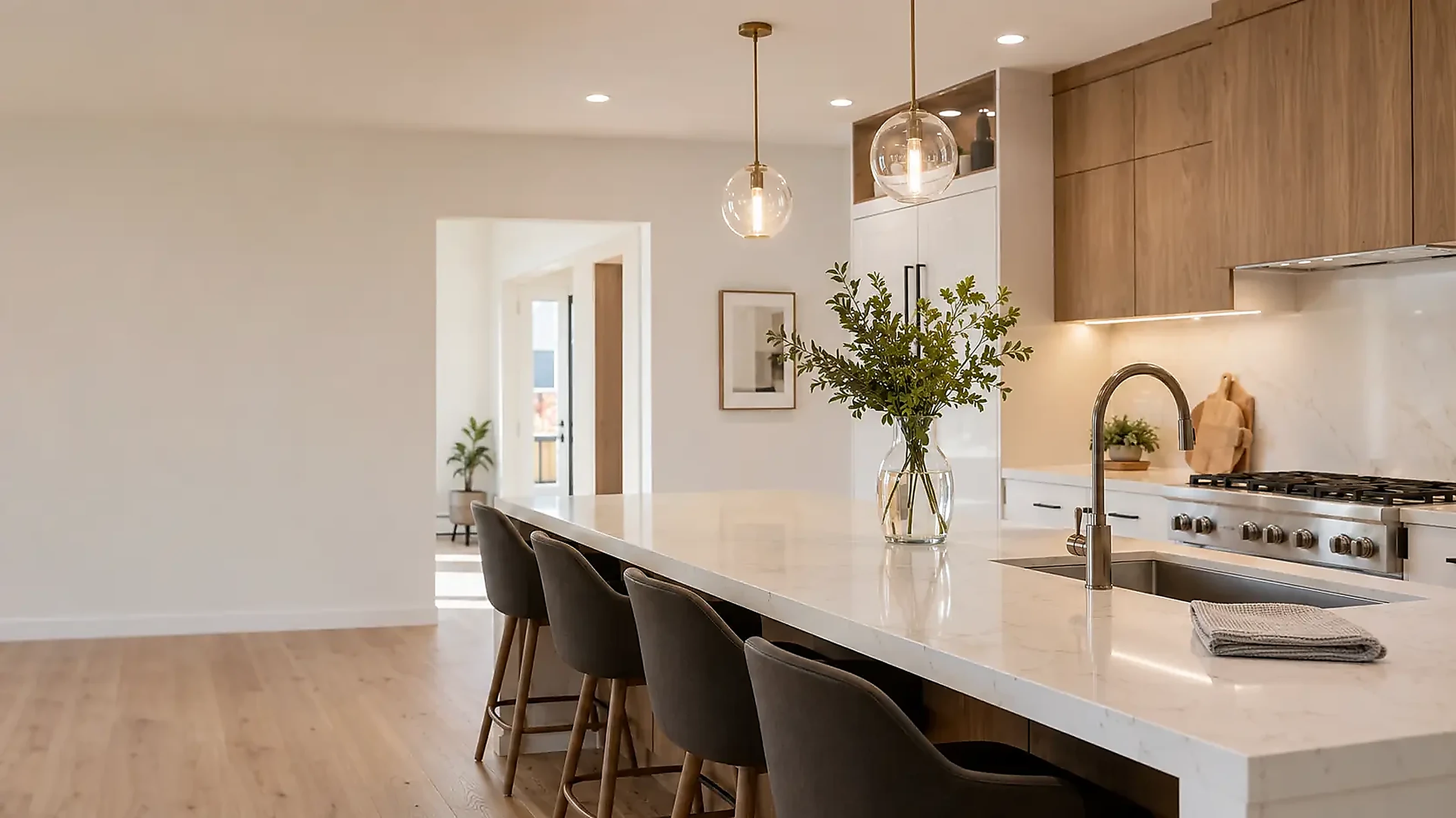 Professional post-construction cleaning results